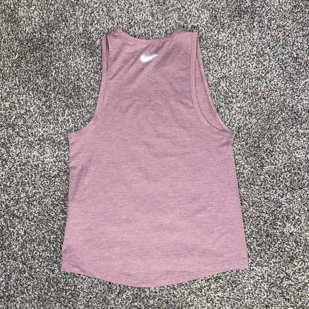 Nike DriFit Tank in Dusty Pink